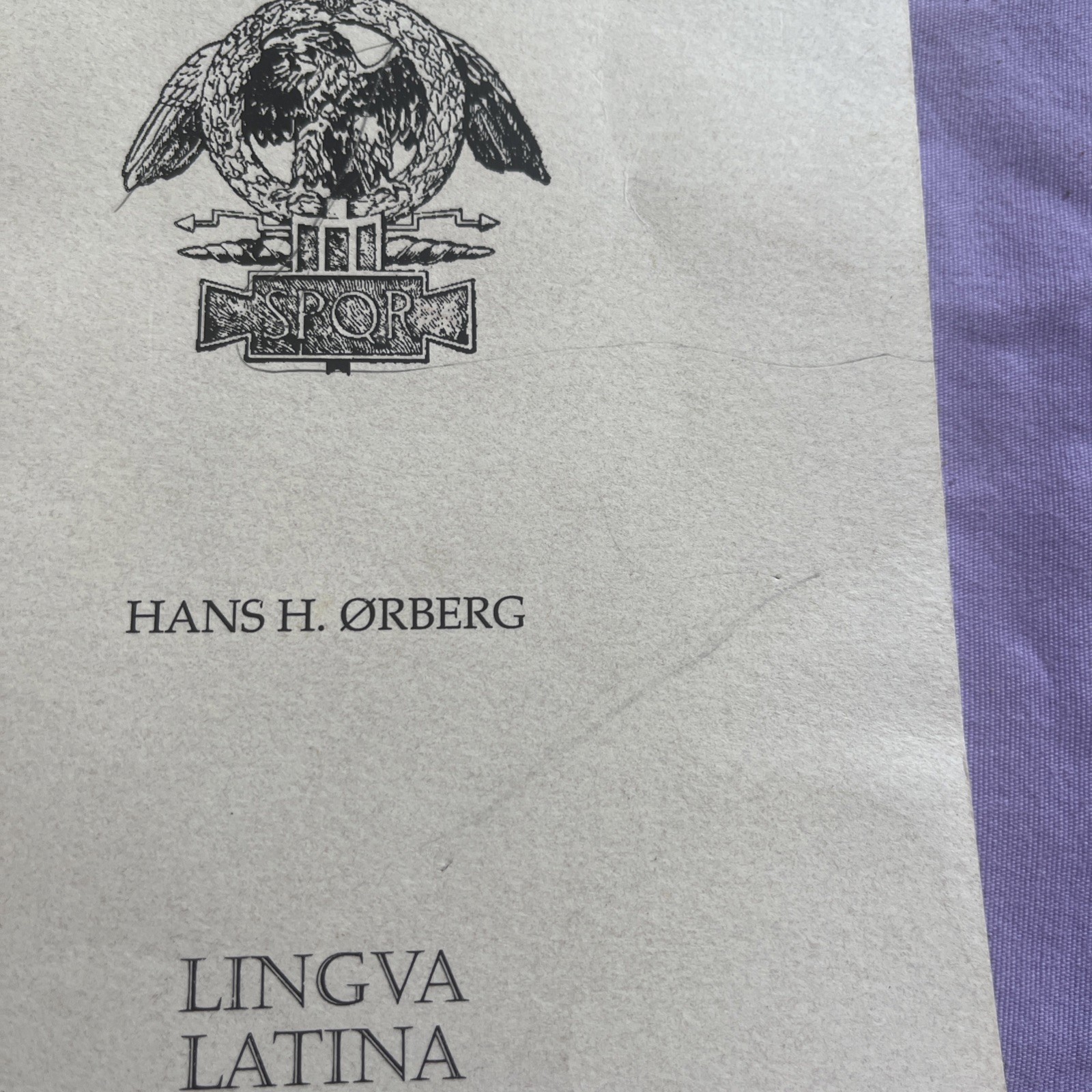 LATINE DISCO STUDENT’S MANUAL HANS H. ØRBERG LINGVA LATINA PER SE ILLVSTRATA