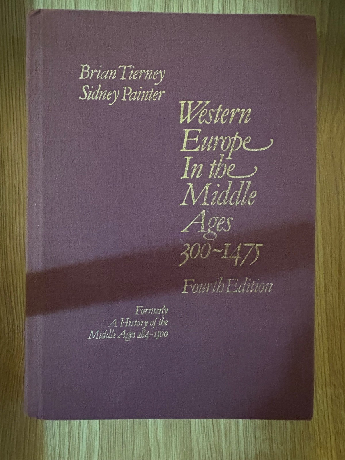 Western Europe In The Middle Ages by Tierney/Painter 4th Edition 90s Hardcover