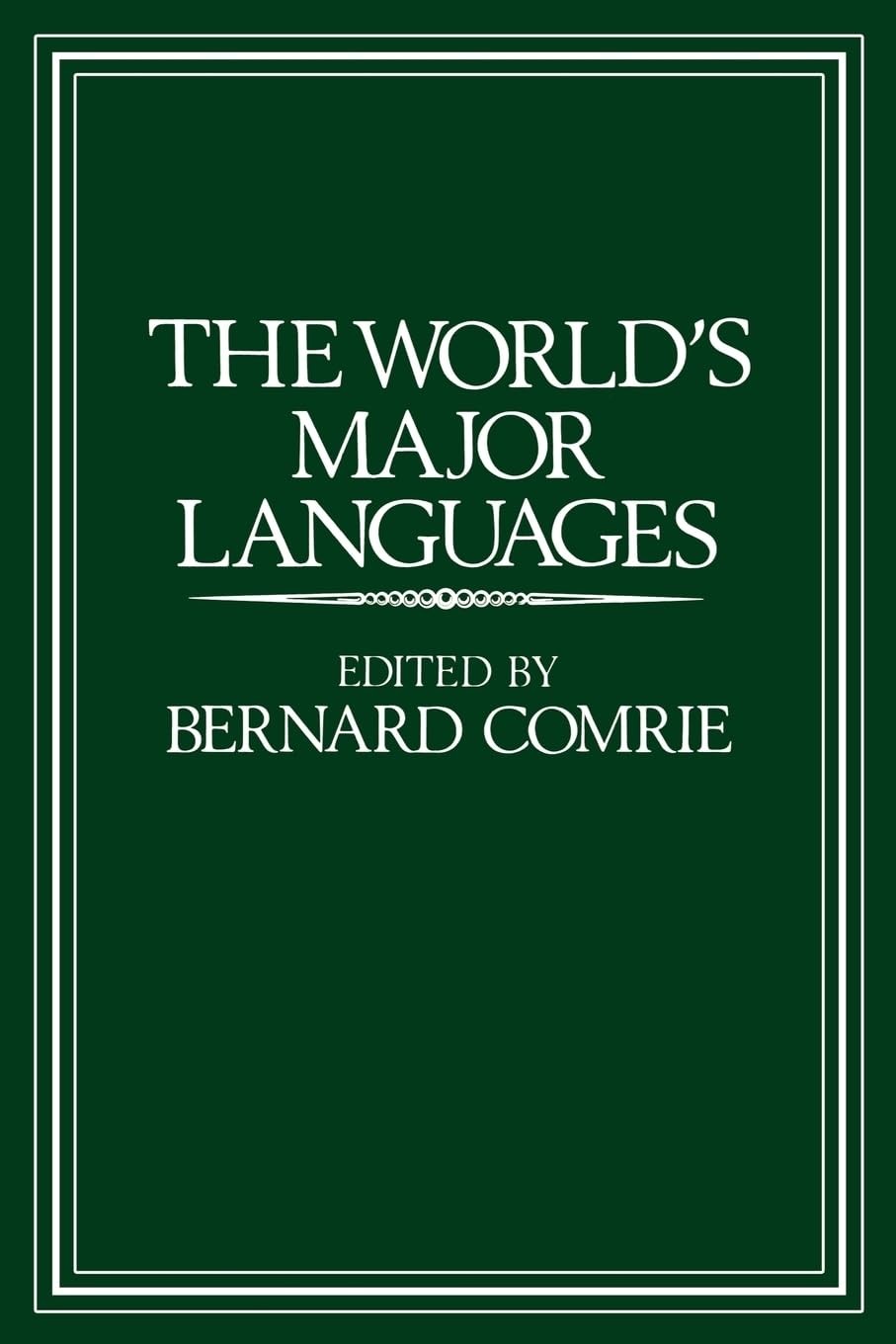 The World’s Major Languages