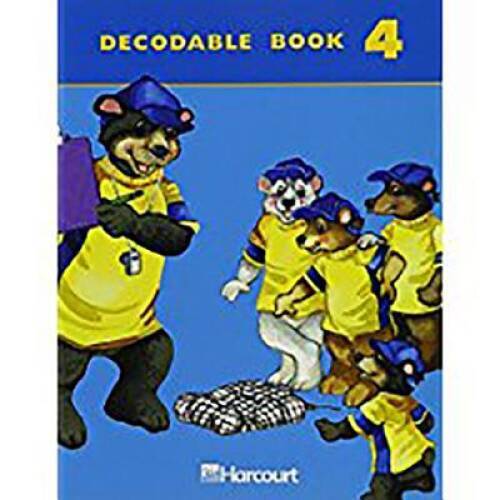 Harcourt School Publishers Trophies: Decodable Book Bk4 G1 – Paperback – GOOD