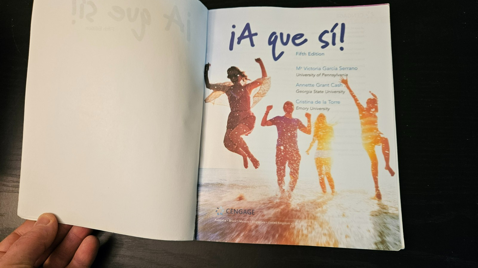A que si! (MindTap Course List) by Garcia Serrano, M. Victoria VERY GOOD