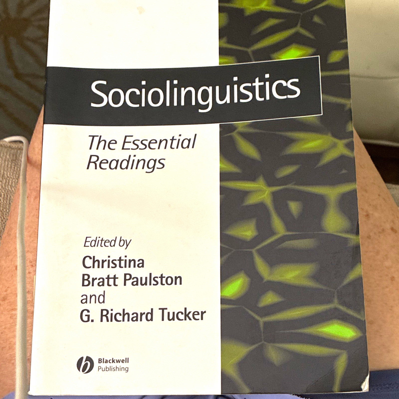 Blackwell Sociolinguistics: The Essential Readings Paulston Tucker PB 2003