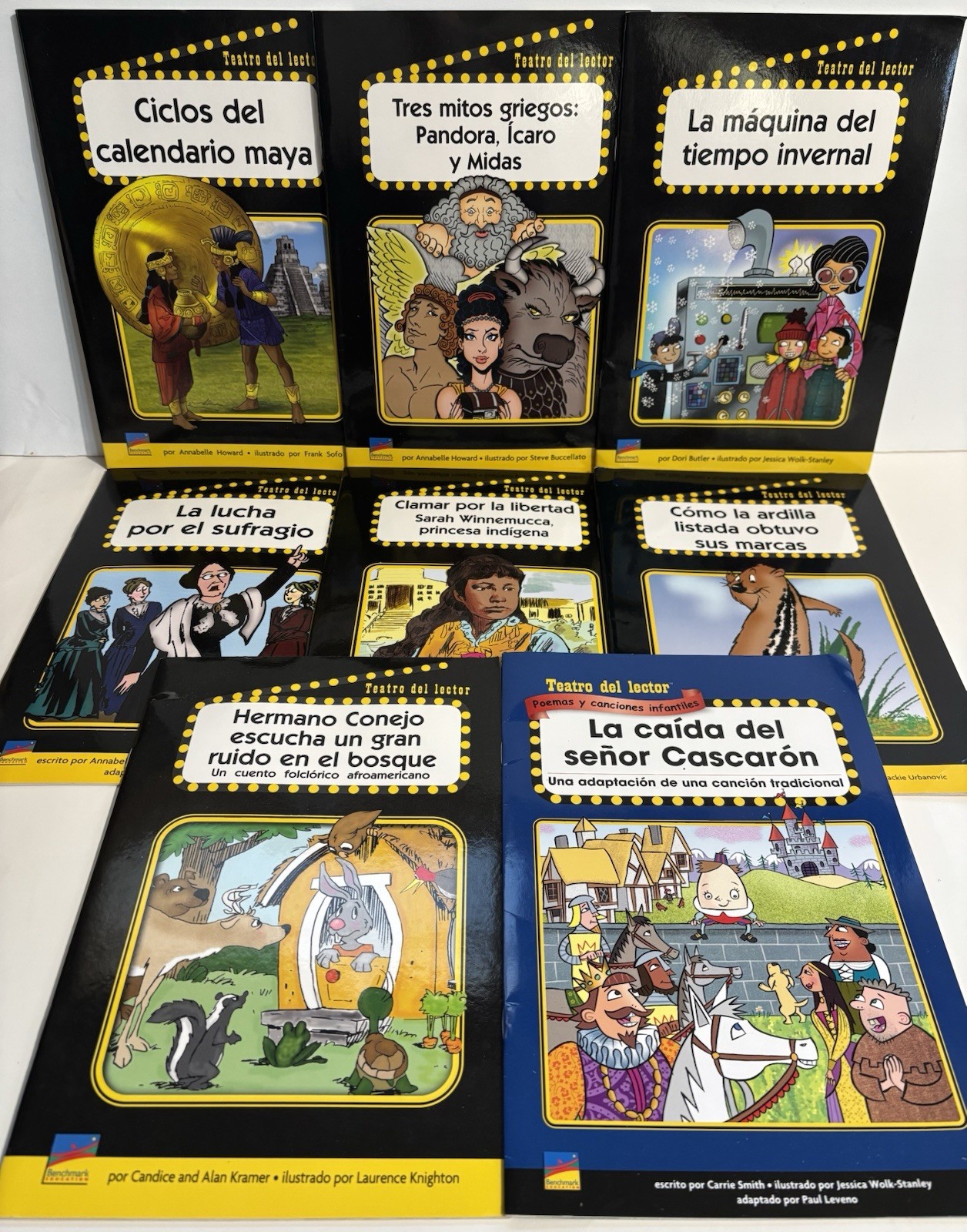 8 Benchmark Education Teatro del Lector 1 to 6 grade Spanish Children’s Books