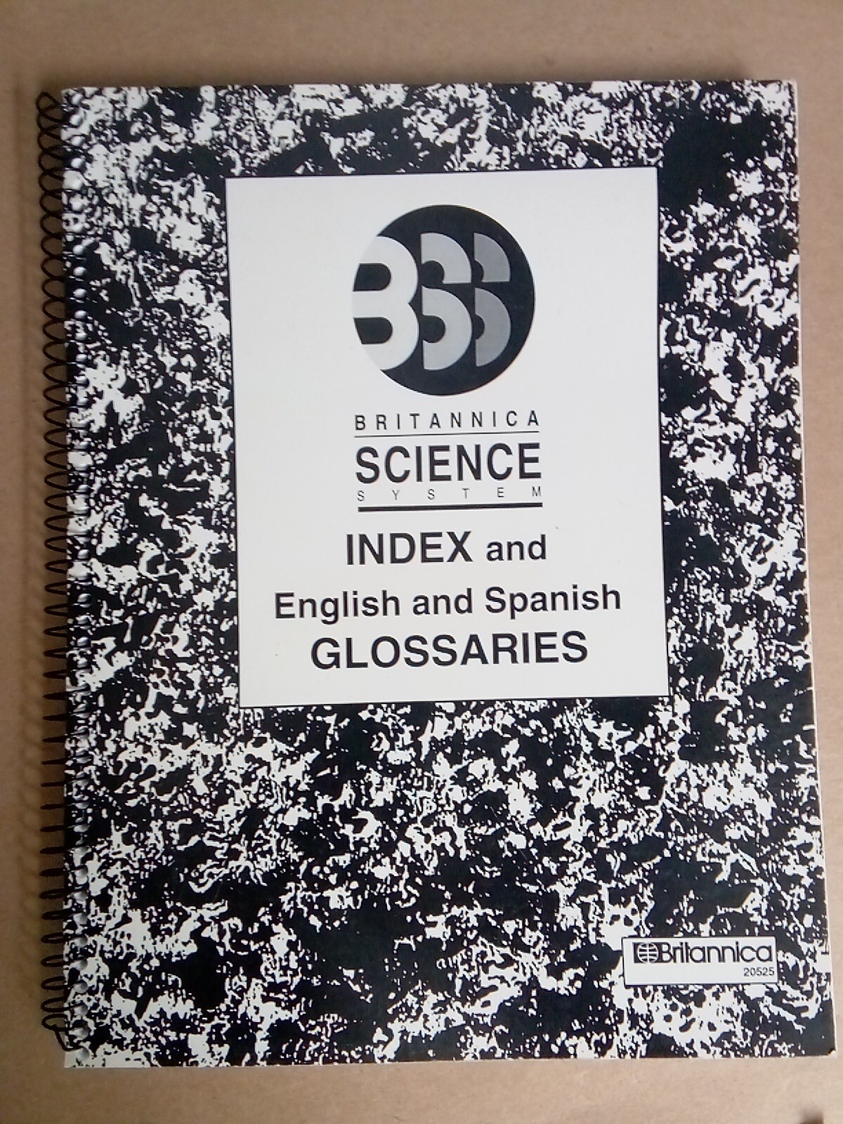 Index and English and Spanish Glossaries (Britannica Science System) Spiral-boun