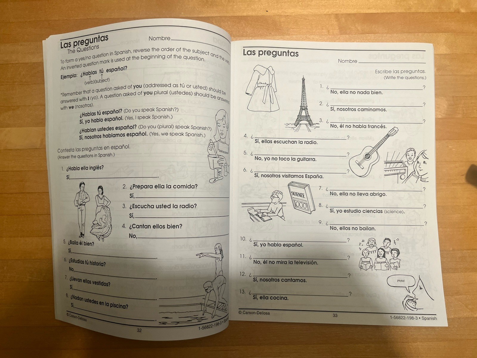 Carson-Dellosa The 100+ Series Spanish Middle/High School Book 100 Activities