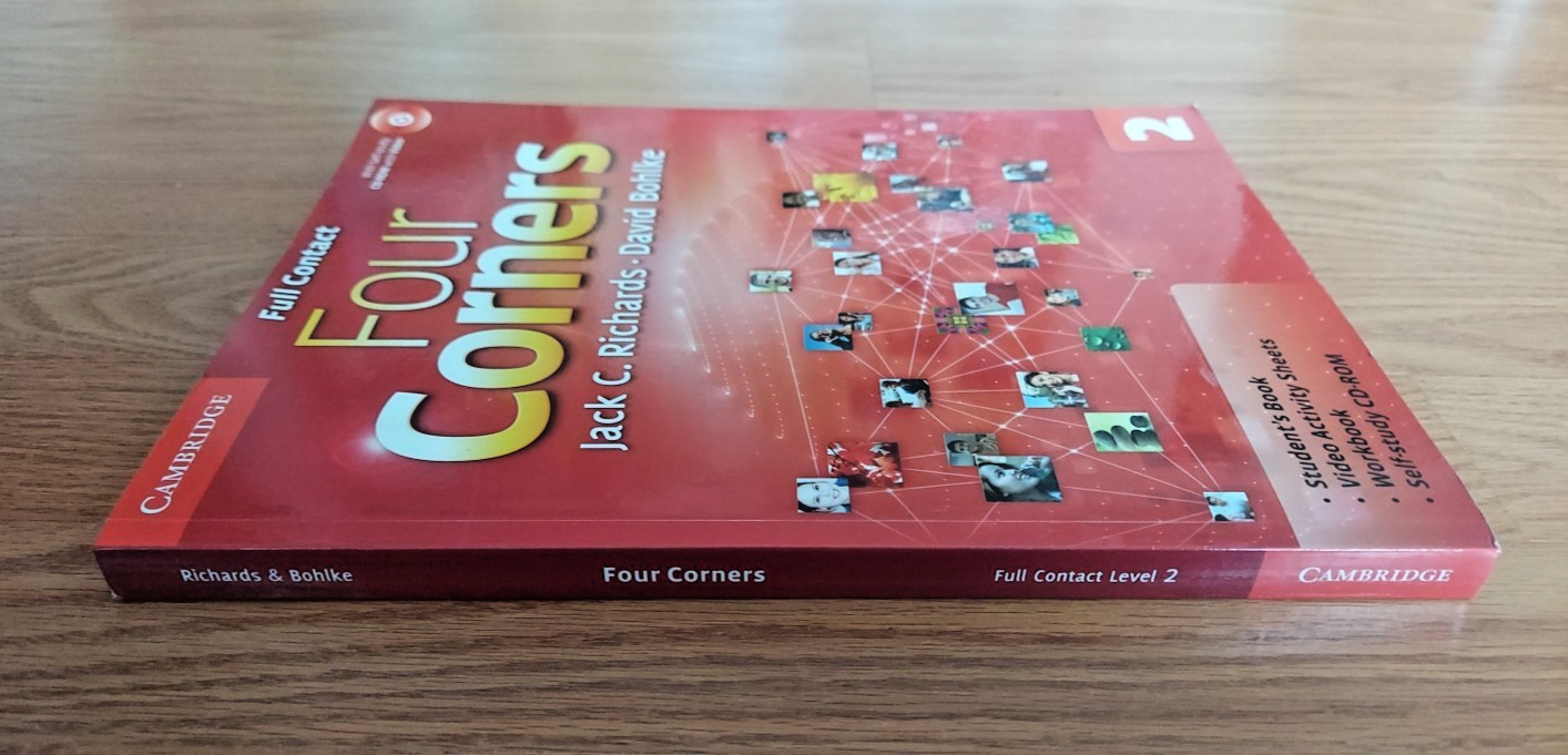 Four Corners Full Contact Level 2 by Jack C. Richards David Bohlke CD with Video