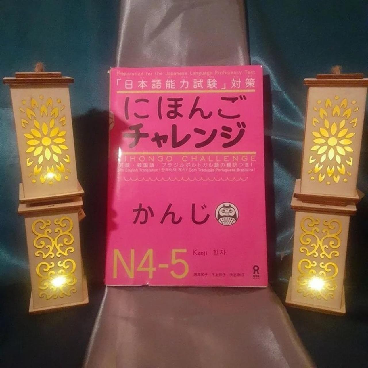 Nihongo Challenge Textbook workbook N4-5 Kanji ; Japanese Proficiency Test Book