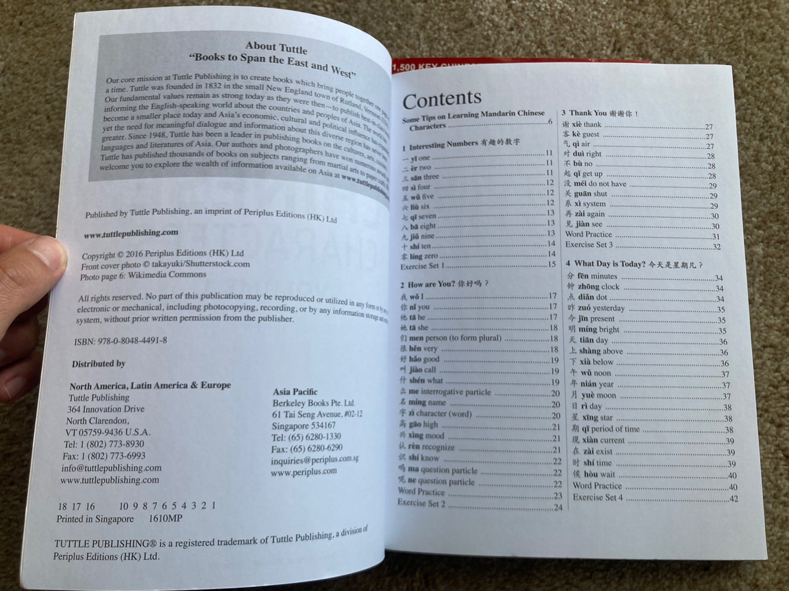 Learning Mandarin Chinese Characters, Volume 1 + Picture Dictionary – Lot of 2