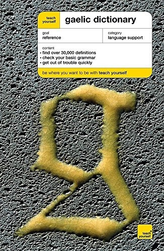 Gaelic Dictionary (Teach Yourself) by MacDonald, Ian Paperback Book The Fast