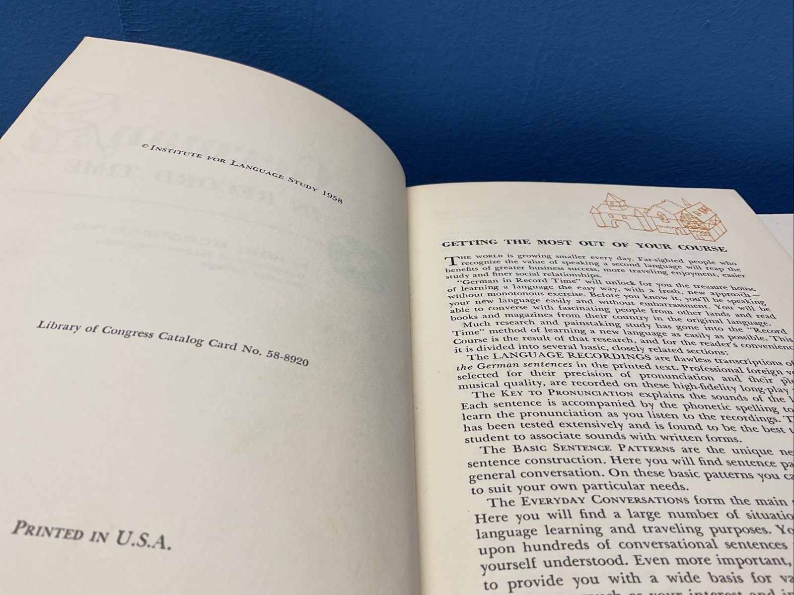 German in record time Hardcover – January 1, 1958 by Henry Regensteiner
