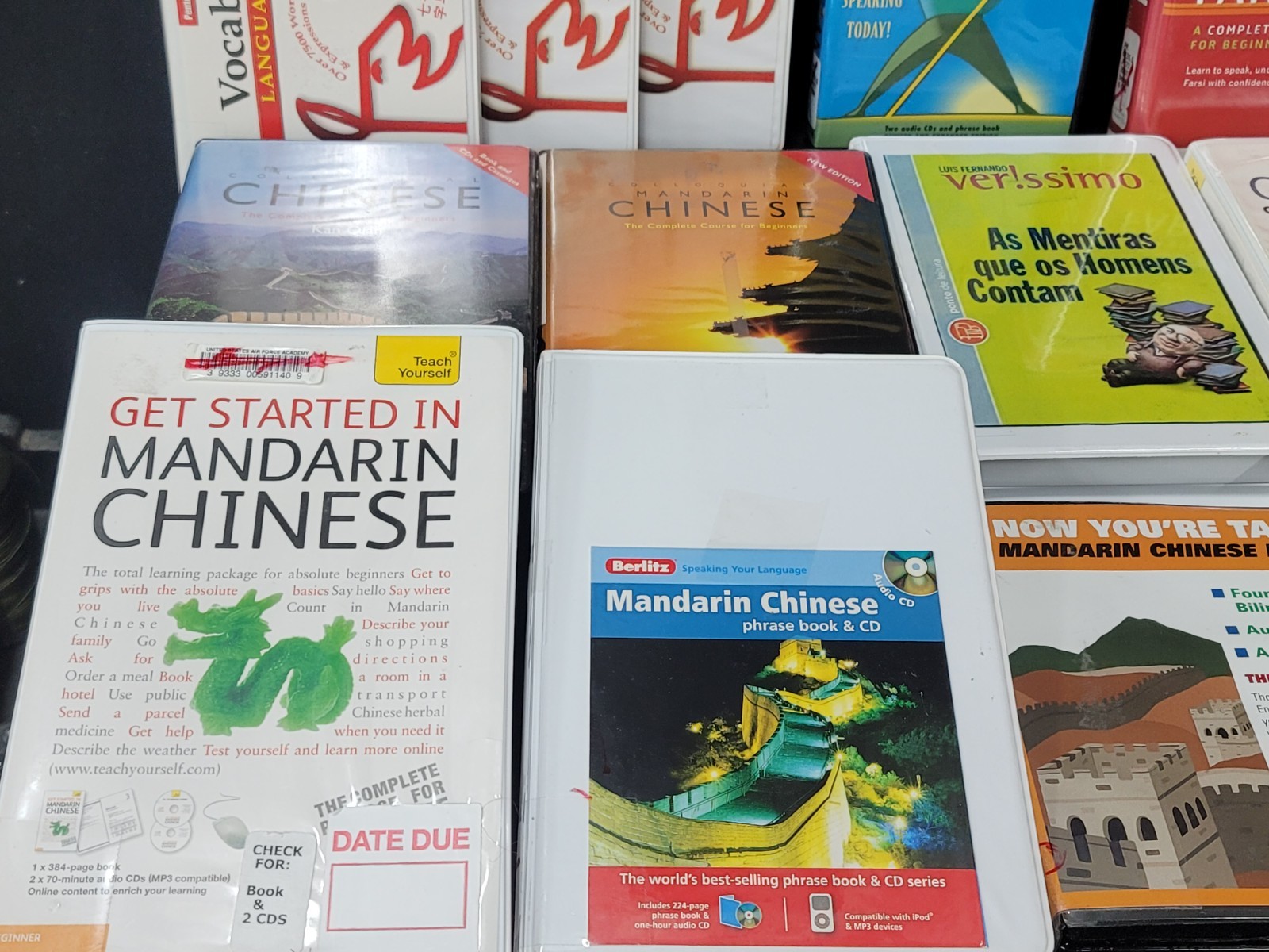 Lot of Mixed Language Media CD’s Tapes Booklets