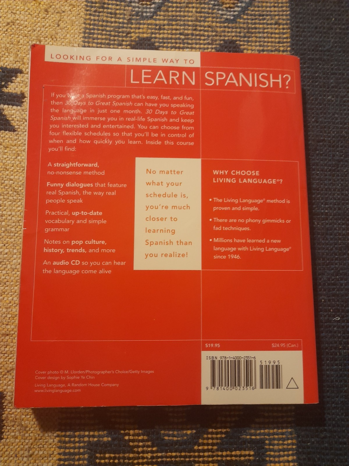 30 Days to Great Spanish by Living Language (with CD)