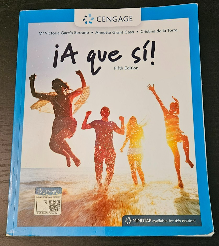 A que si! (MindTap Course List) by Garcia Serrano, M. Victoria VERY GOOD