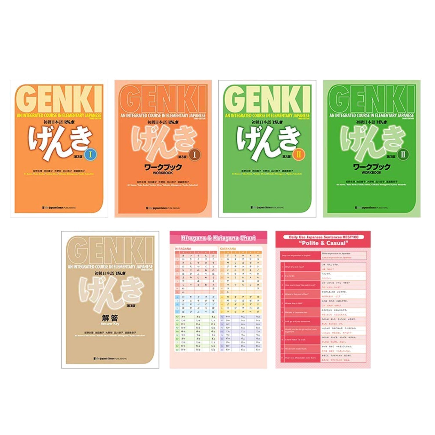 Genki Textbook and Workbook Third Edition Pack