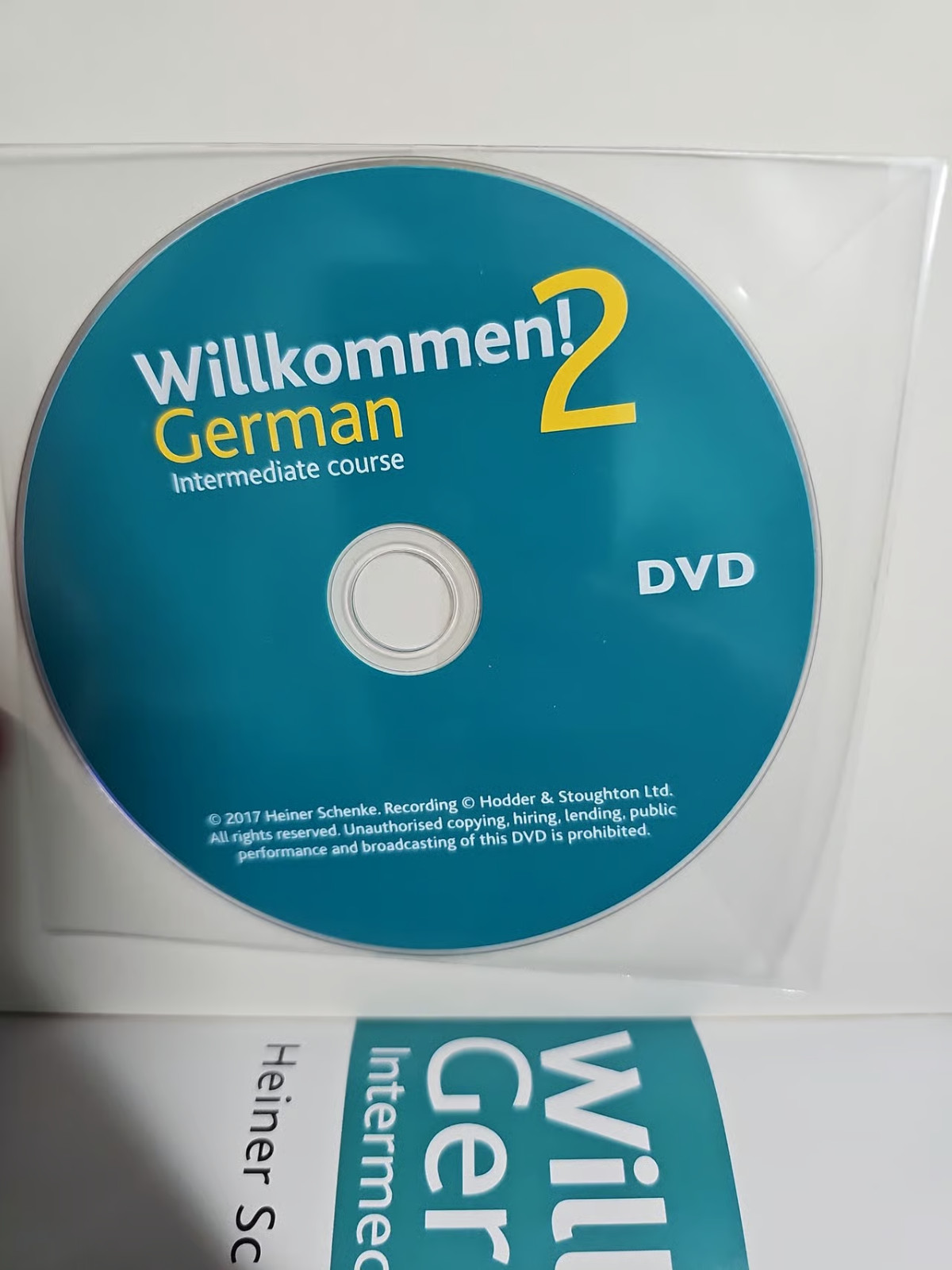 Willkommen! German Intermediate 2 Coursebook & Activity Book w/DVD by H. Schenke