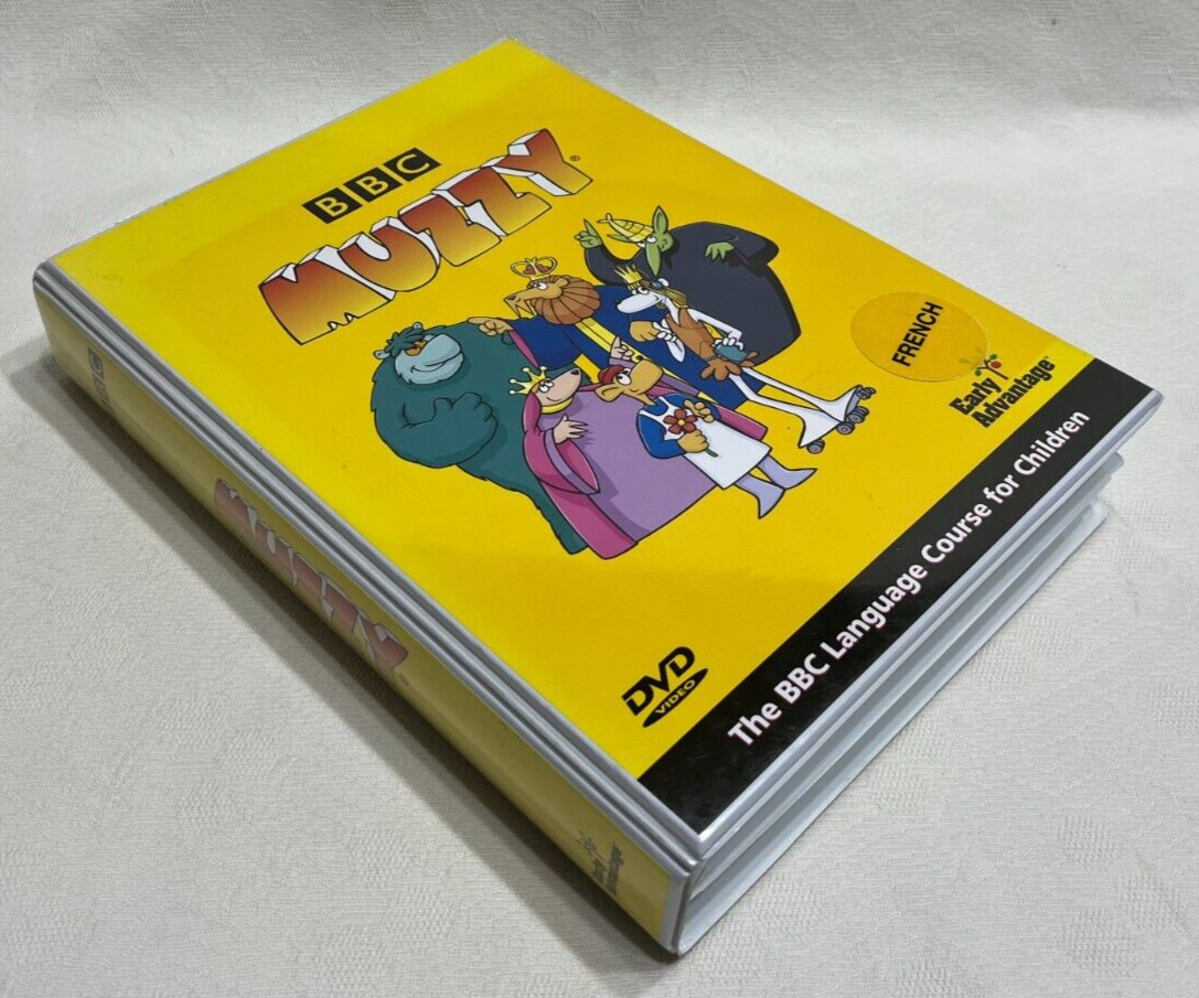 MUZZY : The BBC Language Course French For Children DVD CD CD-ROM & Book Set