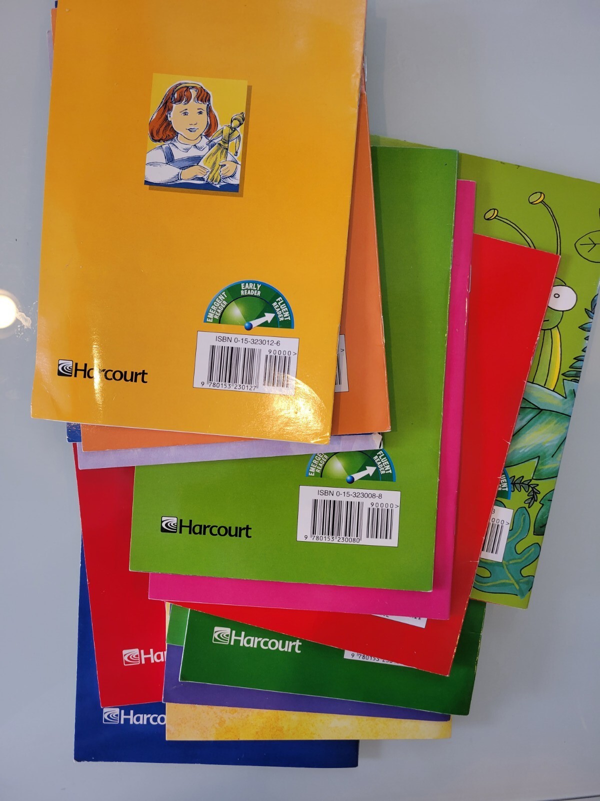Harcourt Reading Level Fluent Reader Books, Mixed Lot Of 17 children’s books