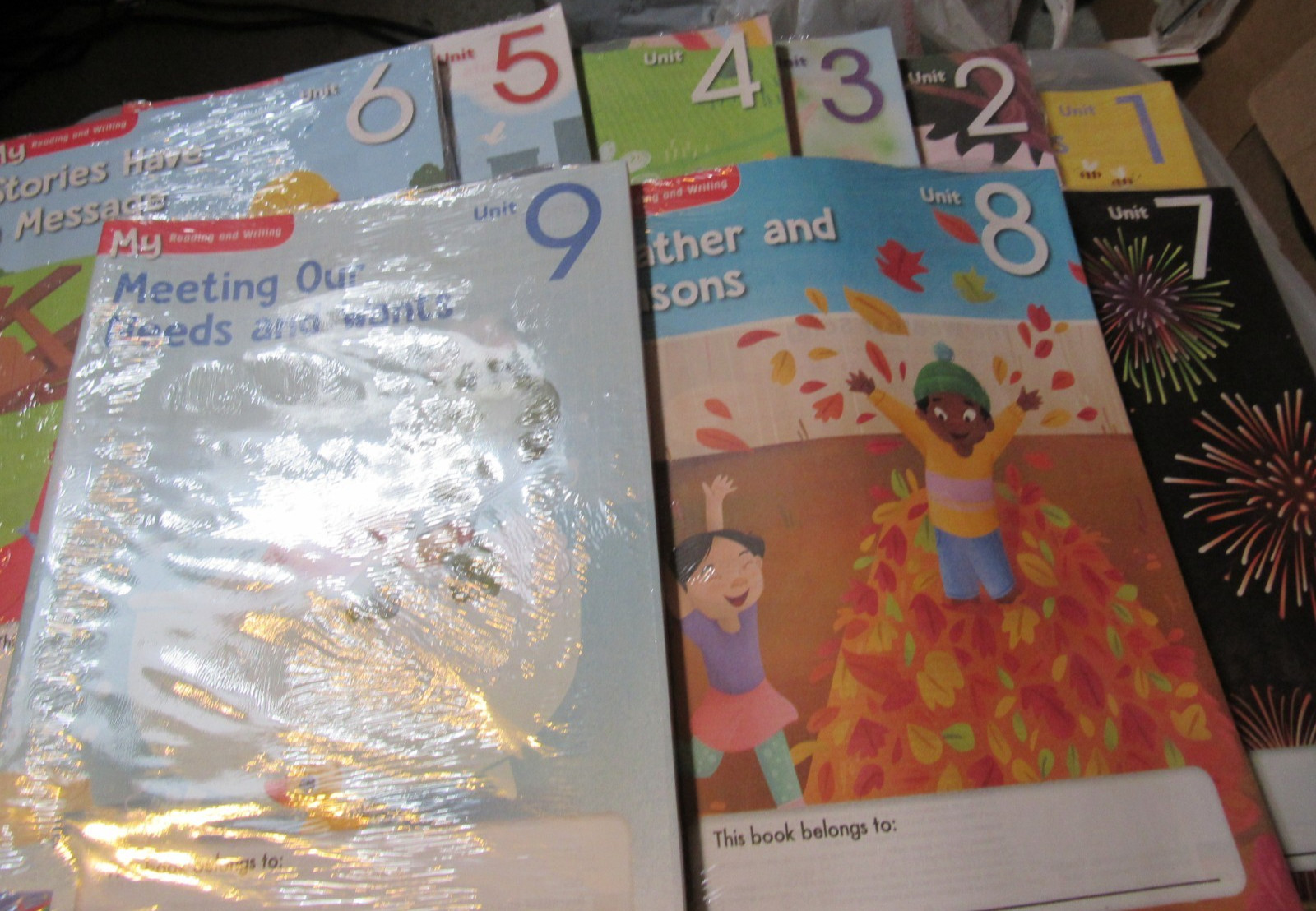 Benchmark My Reading & Writing Units 1-10 Set 5 Student Books New Sealed
