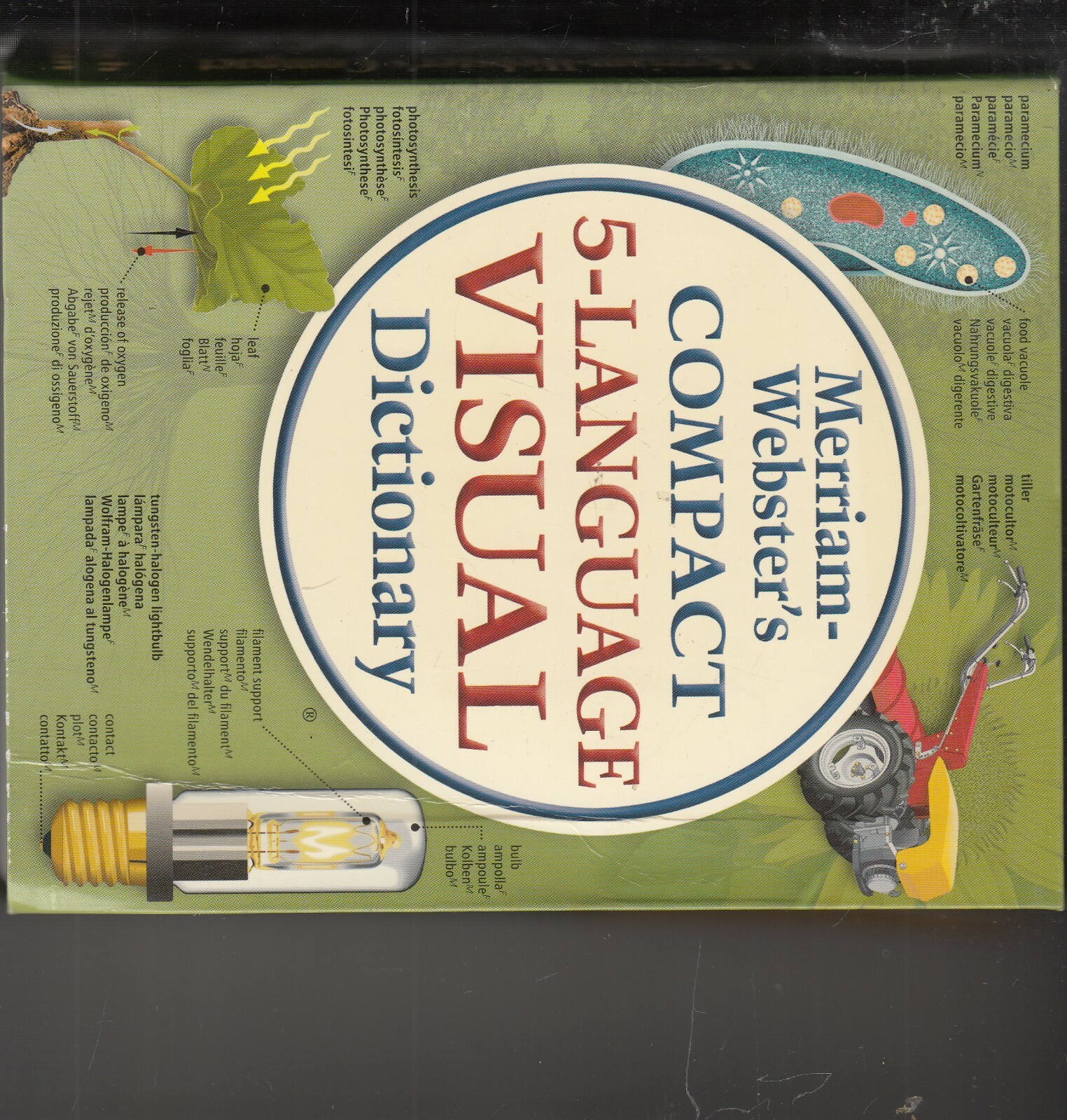 MERRIAM-WEBSTER’S COMPACT 5-LANGUAGE VISUAL DICTIONARY (2010 Paperback) (E)