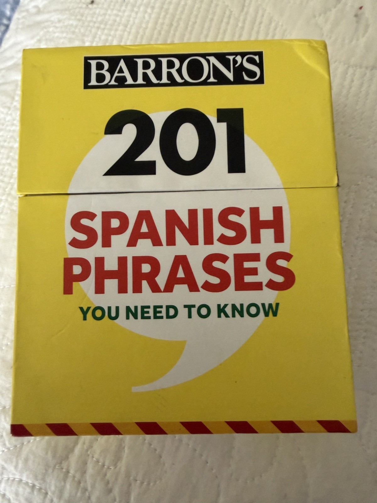Barron’s: 201 Spanish Phrases You Need To Know Flash cards By Theodore Kendris