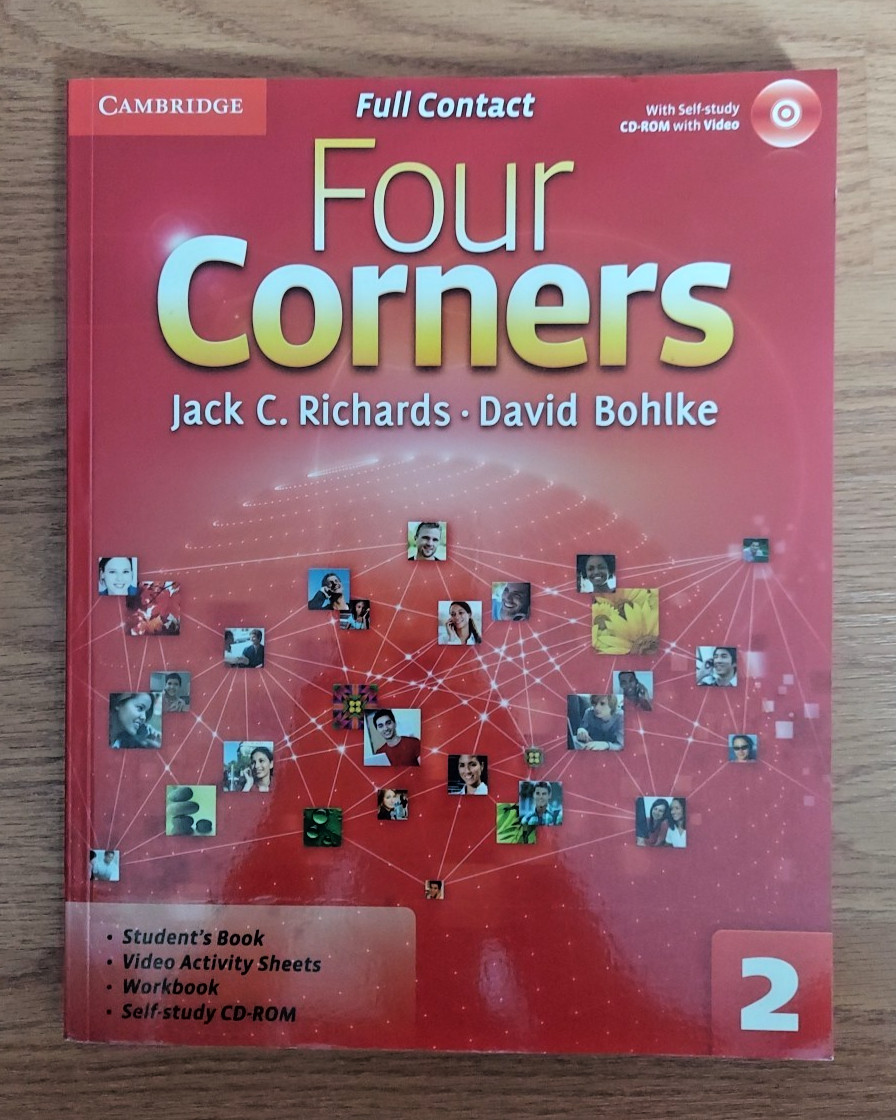 Four Corners Full Contact Level 2 by Jack C. Richards David Bohlke CD with Video