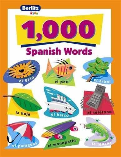 1,000 Spanish Words – Paperback, by Berlitz Publishing – Very Good