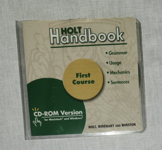 Holt Handbook First Course Student Version CD-ROM (Grammar, Usage) VG