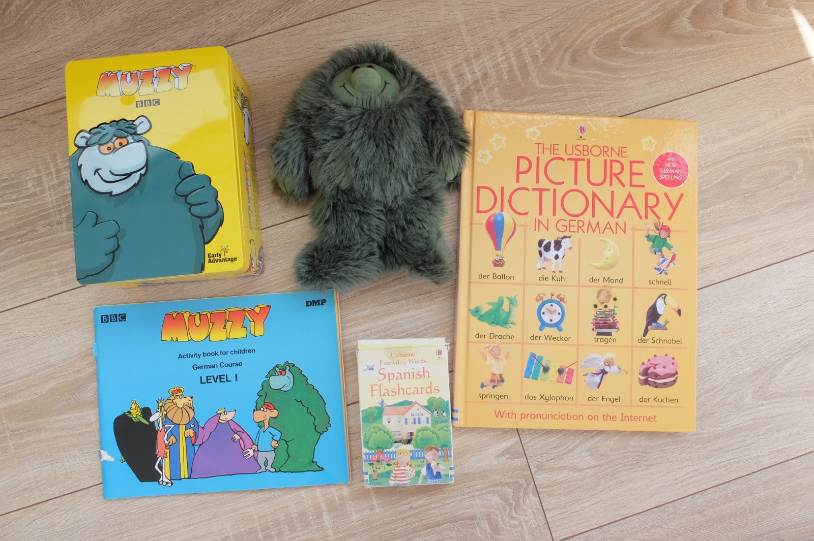 BBC Muzzy Multilingual Lanuage Vocabulary Course Plush Plus Usborne Books