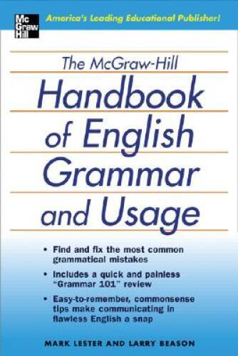 The McGraw-Hill Handbook of English Grammar and Usage – Paperback – GOOD