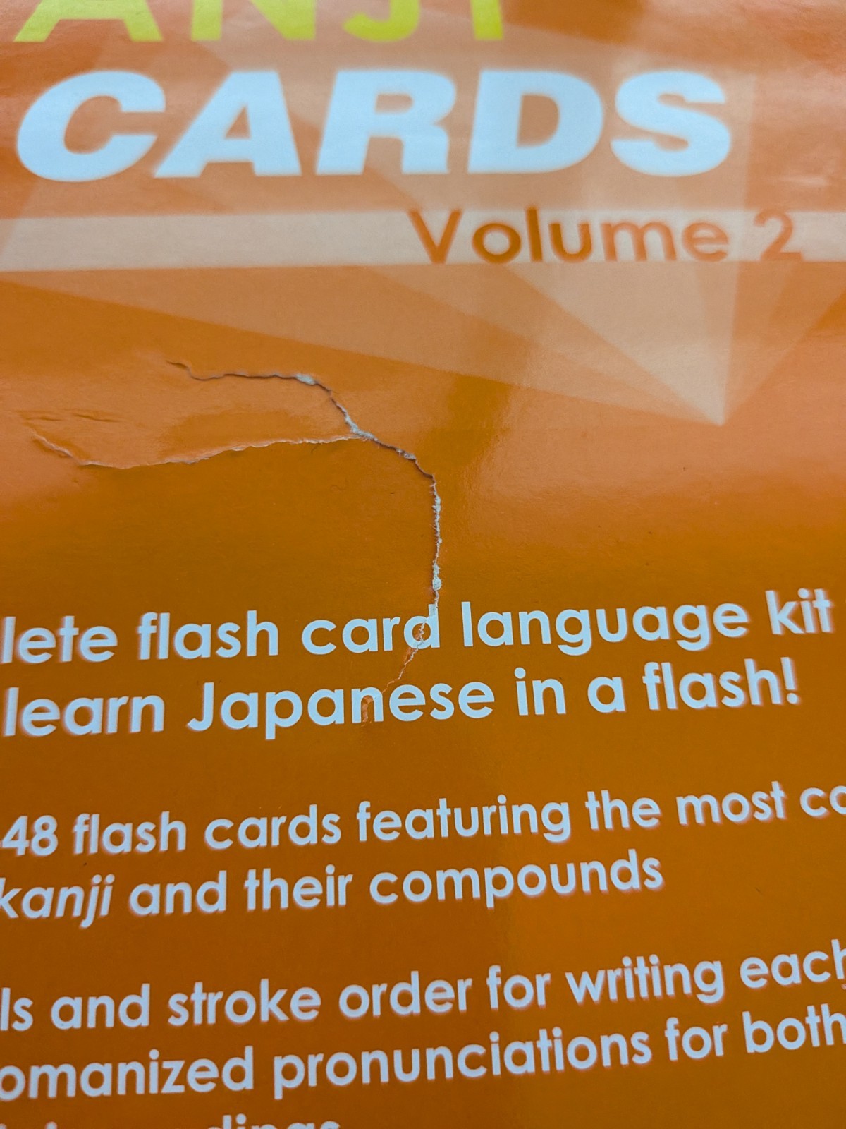 Tuttle Flash Cards Ser.: Japanese Kanji Cards Kits Volume 1 and 2