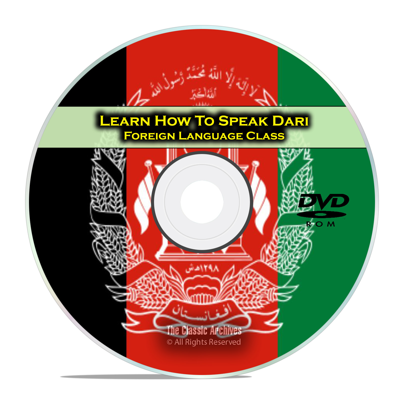 Learn How To Speak Dari, Fast & Easy Foreign Language Training Course DVD G87