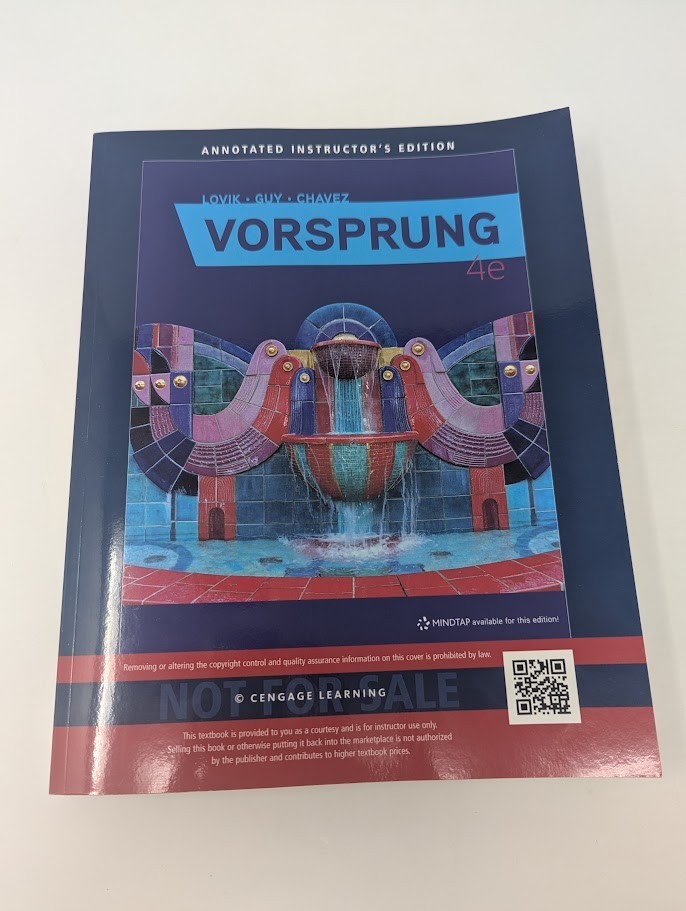 Vorsprung German 4TH Ed – ANNOTATED INSTUCTOR Edition + ANSWERS Included