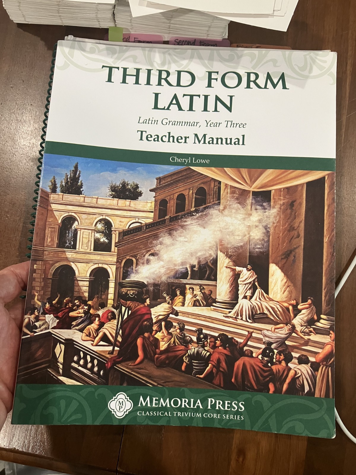 Third Form Latin,Memoria Press, Cheryl Lowe, Teacher Manual, Key, Flashcards
