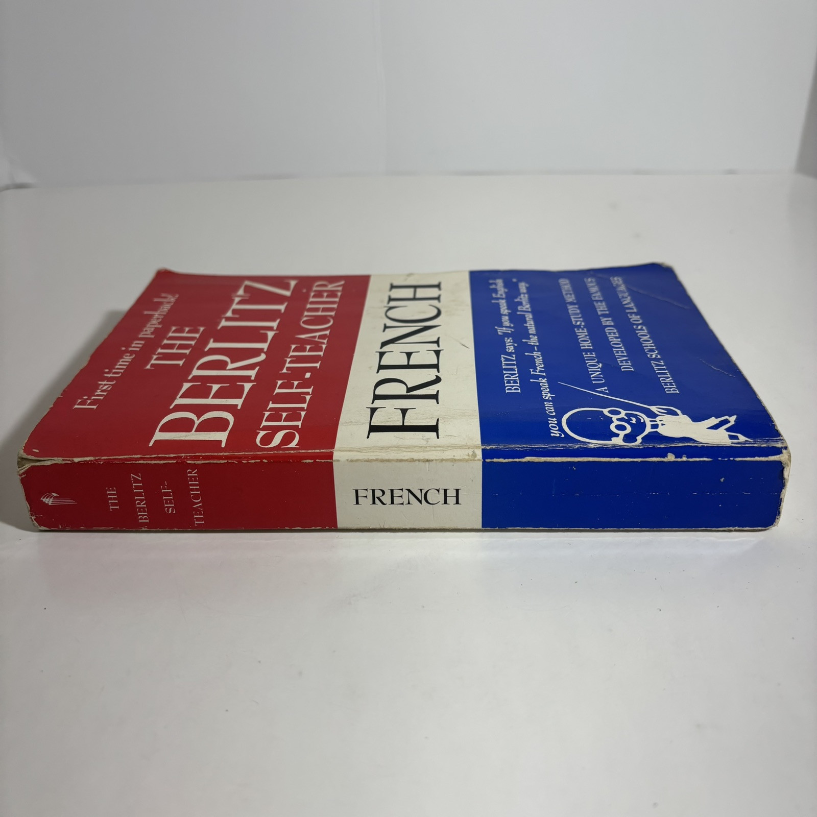 The Berlitz Self-Teacher-French, 1987, 1st TPB Edition. Home Language Study. A9
