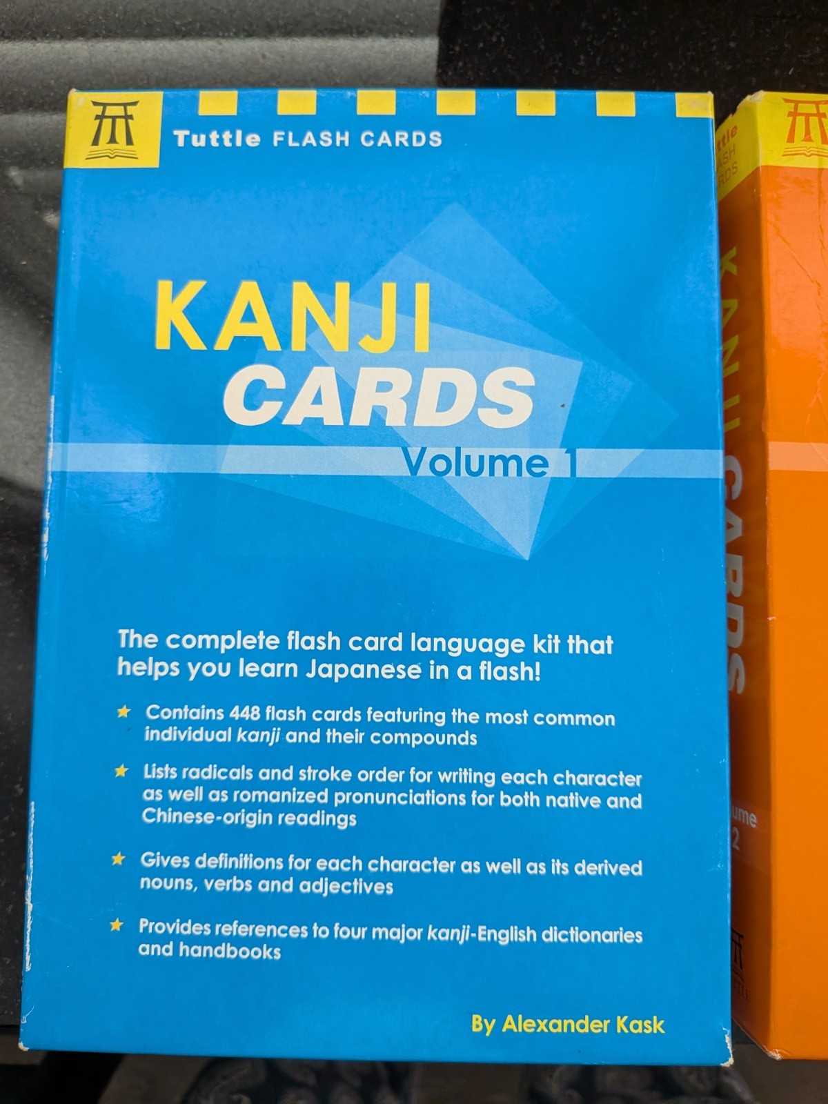 Tuttle Flash Cards Ser.: Japanese Kanji Cards Kits Volume 1 and 2