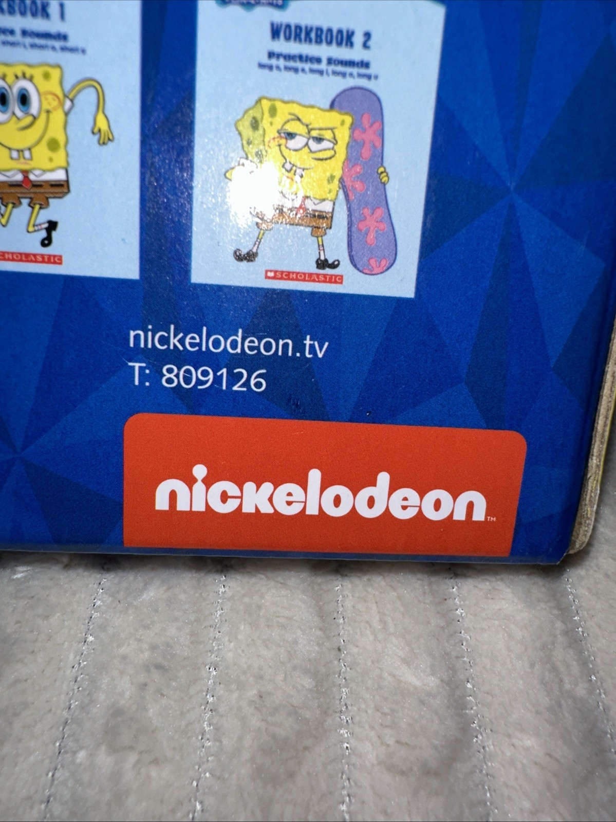 SCHOLASTICS LEARN TO READ WITH SPONGEBOB A PHONICS READING PROGRAM
