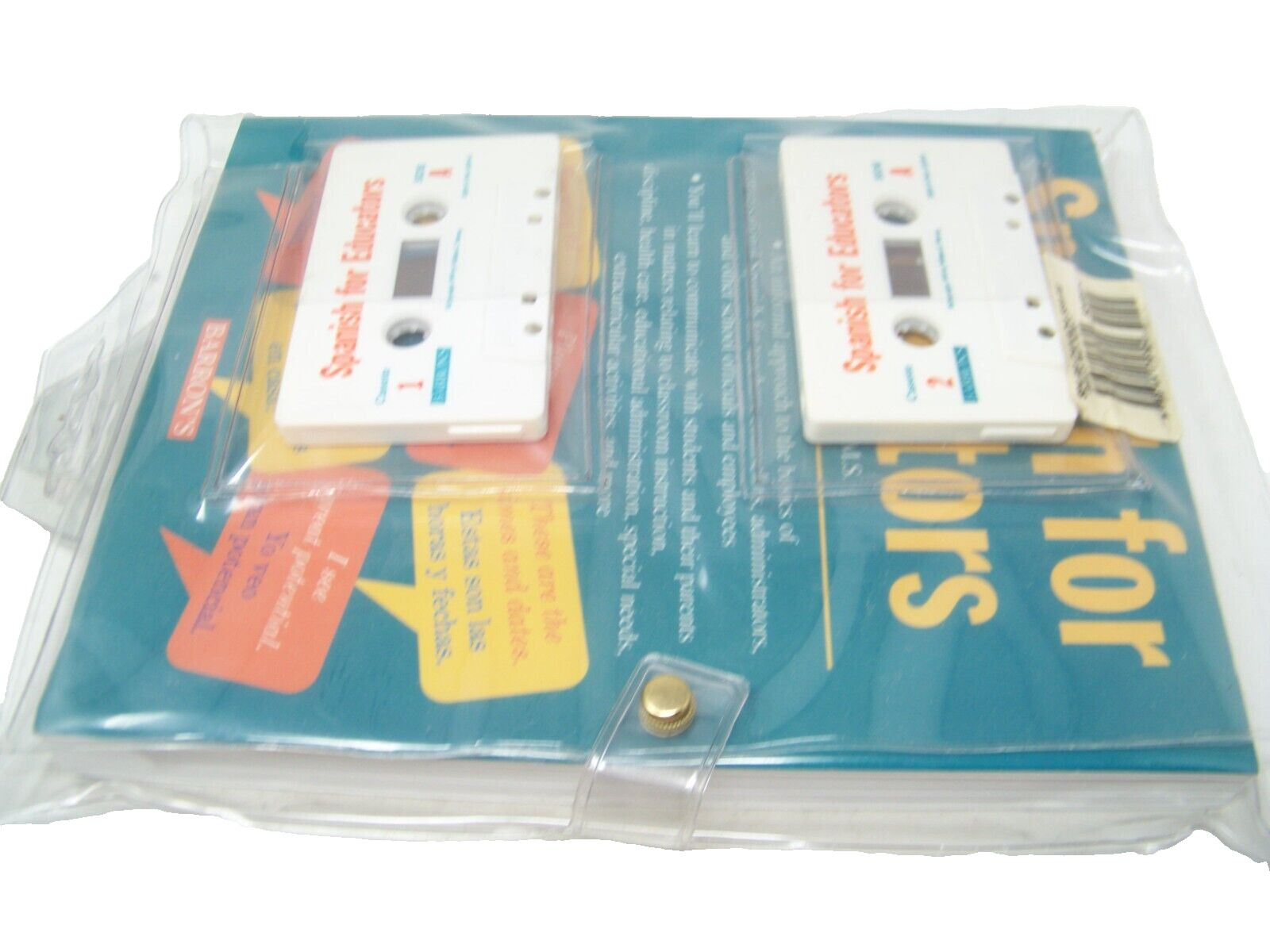 Spanish for Educators by William C. Harvey 1998 Paperback 2 Cassettes Plastic Co