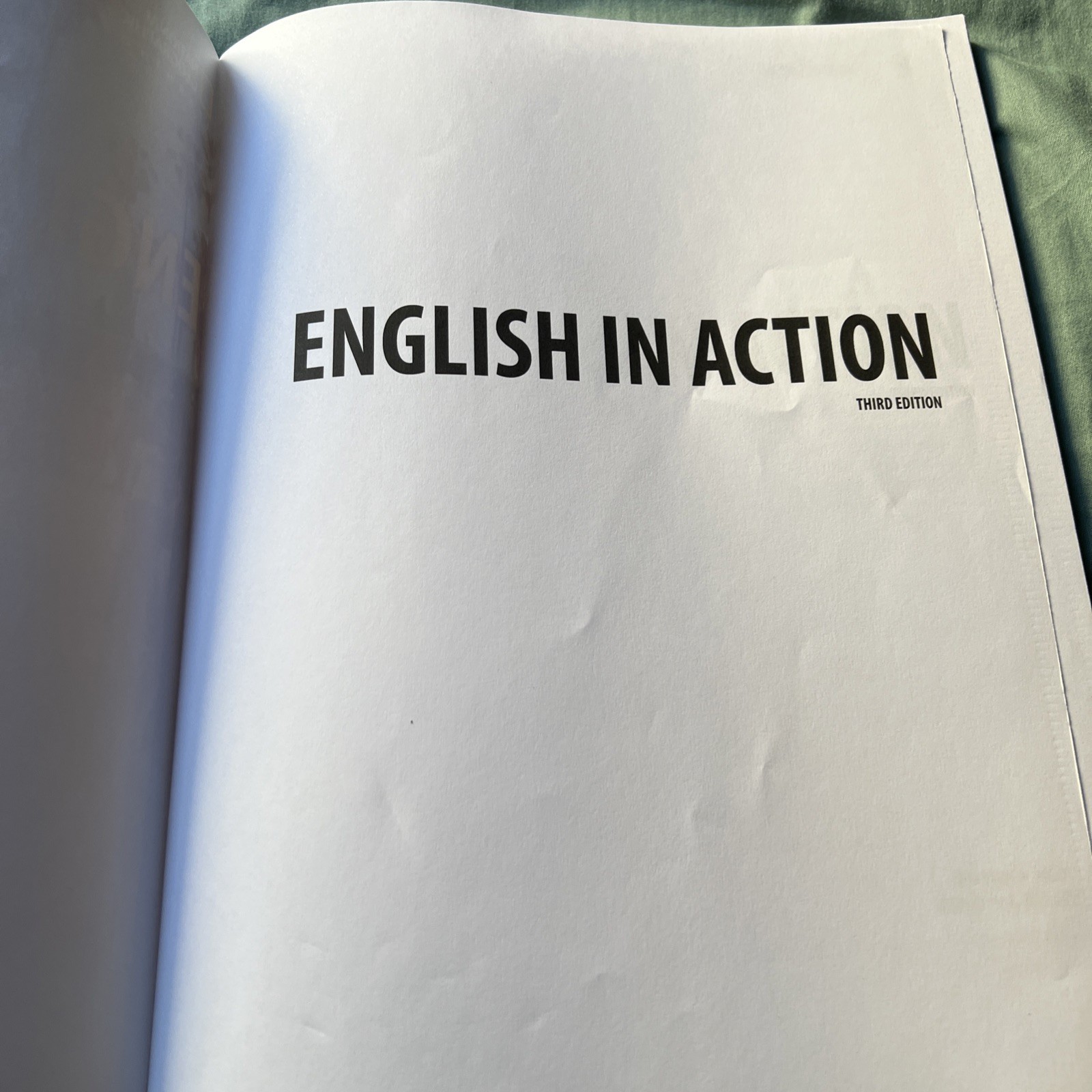 English in Action 3: Student’s Book (English in Action, Third Edition) *UNMARKED