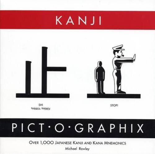 Kanji Pict-O-Graphix: Over 1,000 Japanese Kanji and Kana Mnemonics – VERY GOOD
