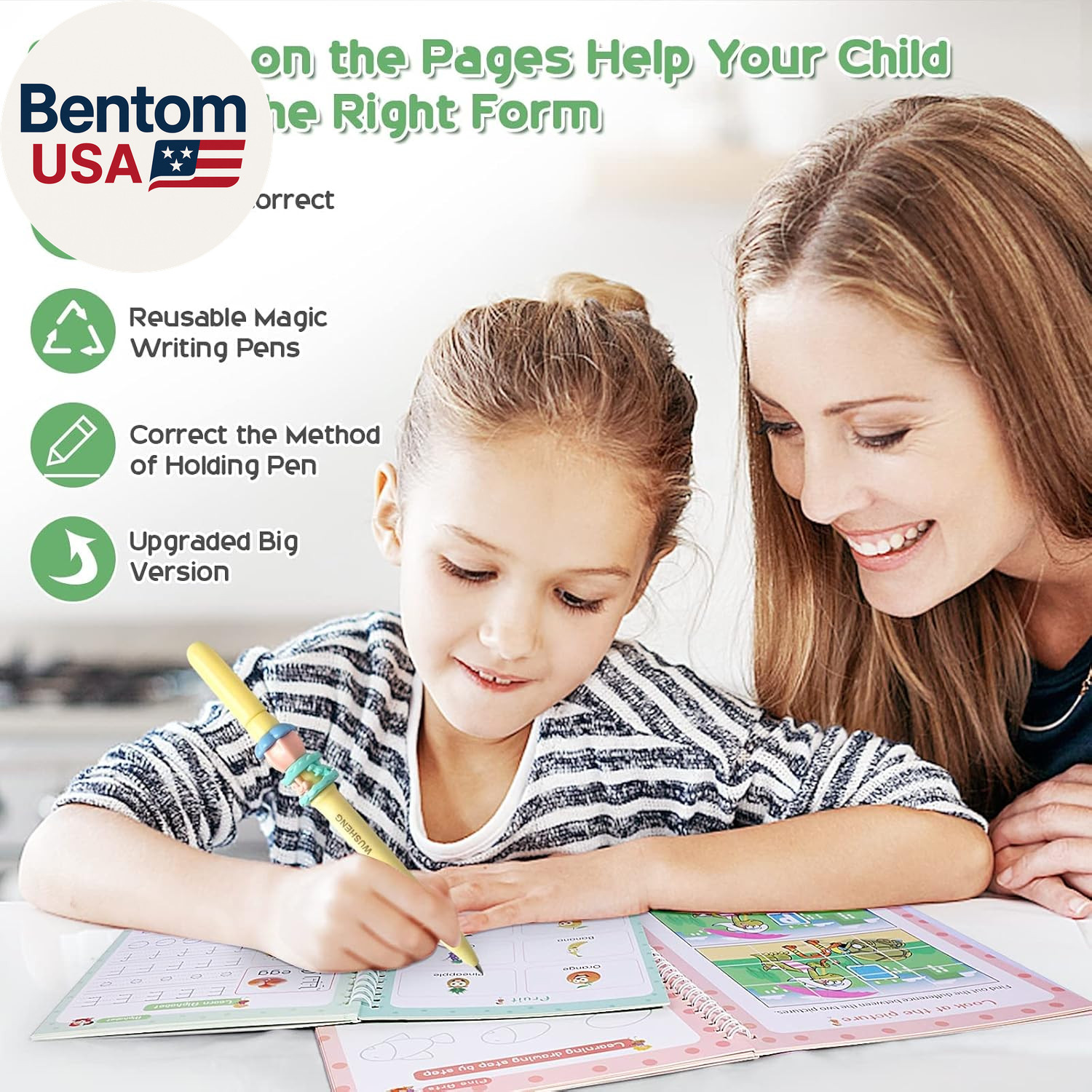 Magical Handwriting Workbooks Handwriting Practice Copybook, Handwriting Aid Mag
