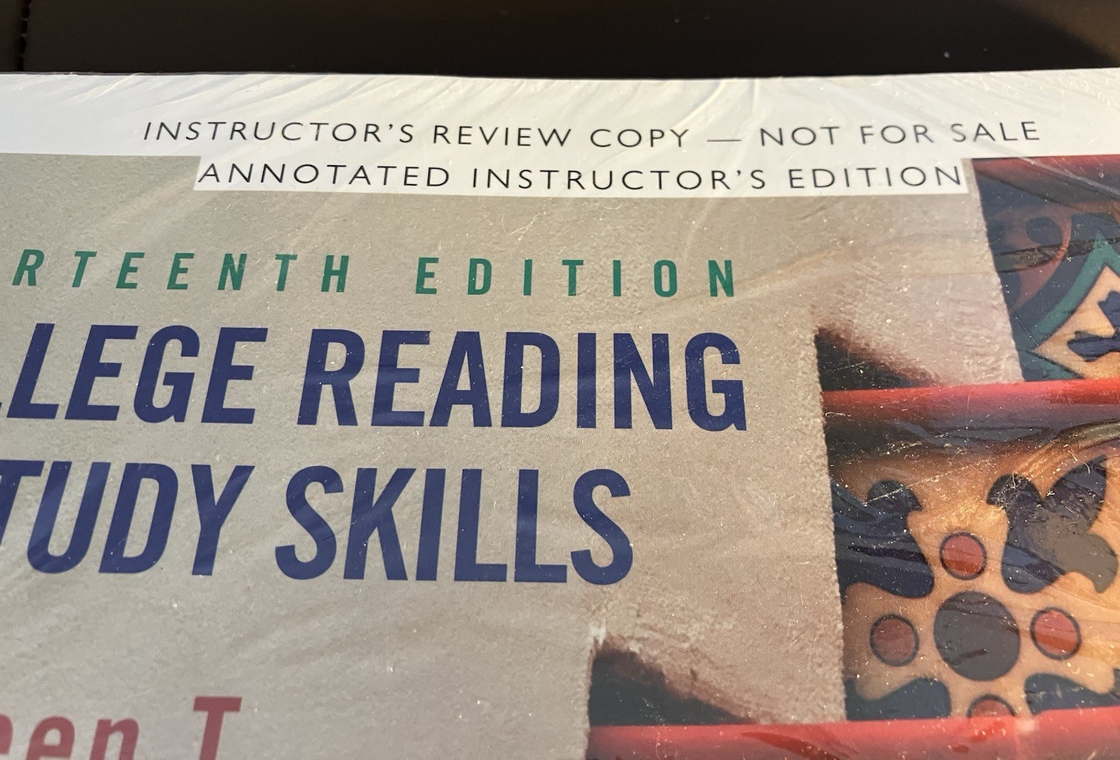 COLLEGE READING AND STUDY SKILLS 13th Ed By Mcwhorter Instructor Edition New