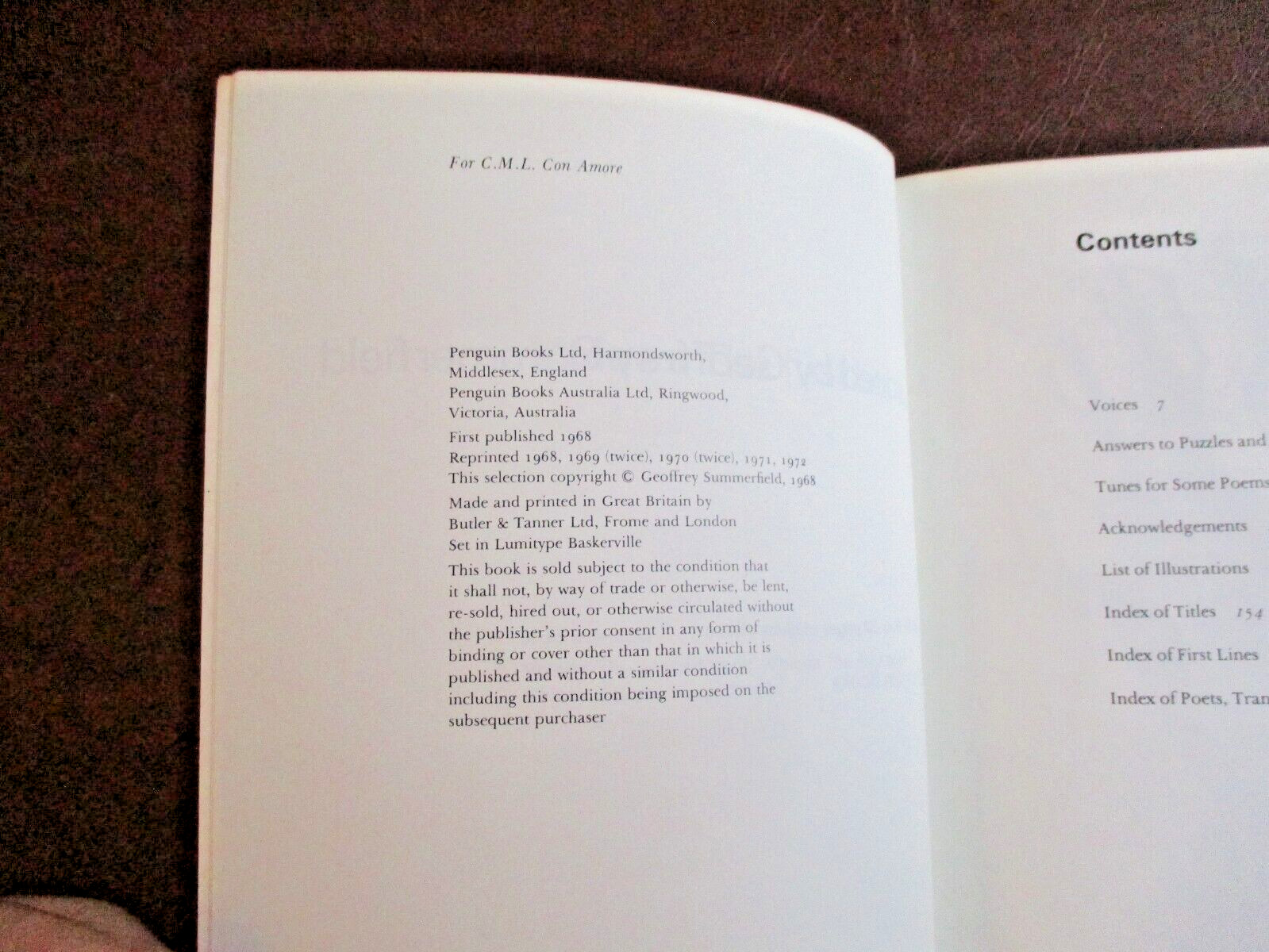 Voices: Book 1 An Anthology of Poetry and Prose Summerfield Geoffrey Paperback