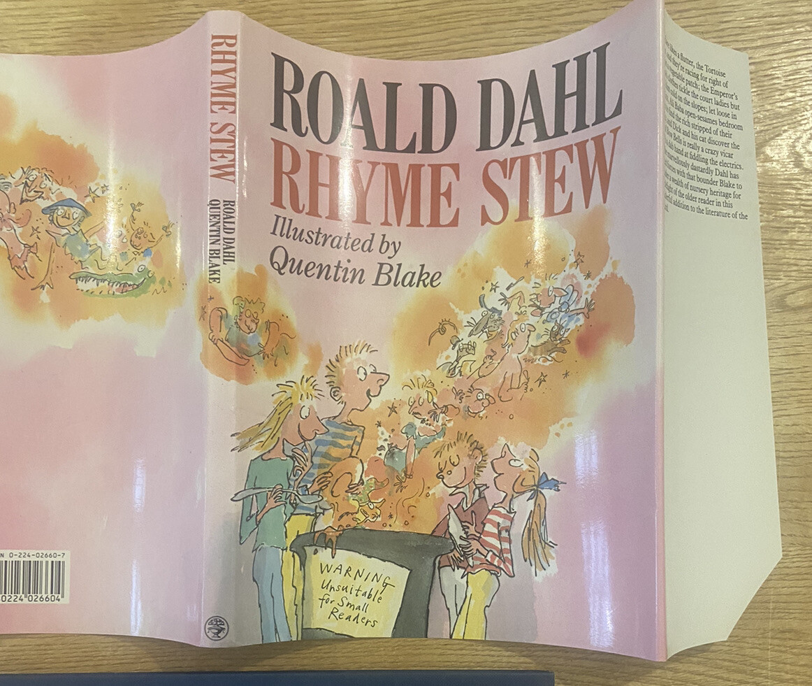 Rhyme Stew by Roald Dahl Vintage first edition Hardback. Author Of Matilda BFG