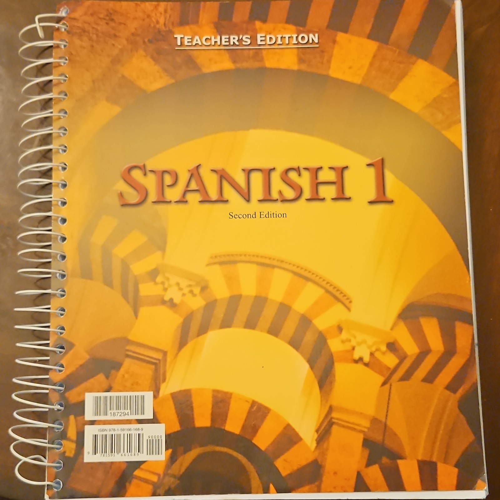BJU Press Spanish 1 Teacher’s Edition 2nd Ed Spiral Bound 2004 A1 Beginner