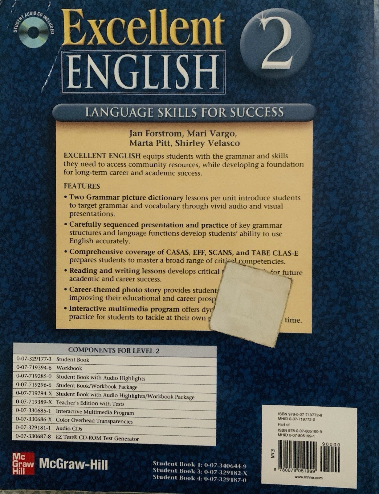 Excellent English: Language Skills For Success, Vol.2, Student Book