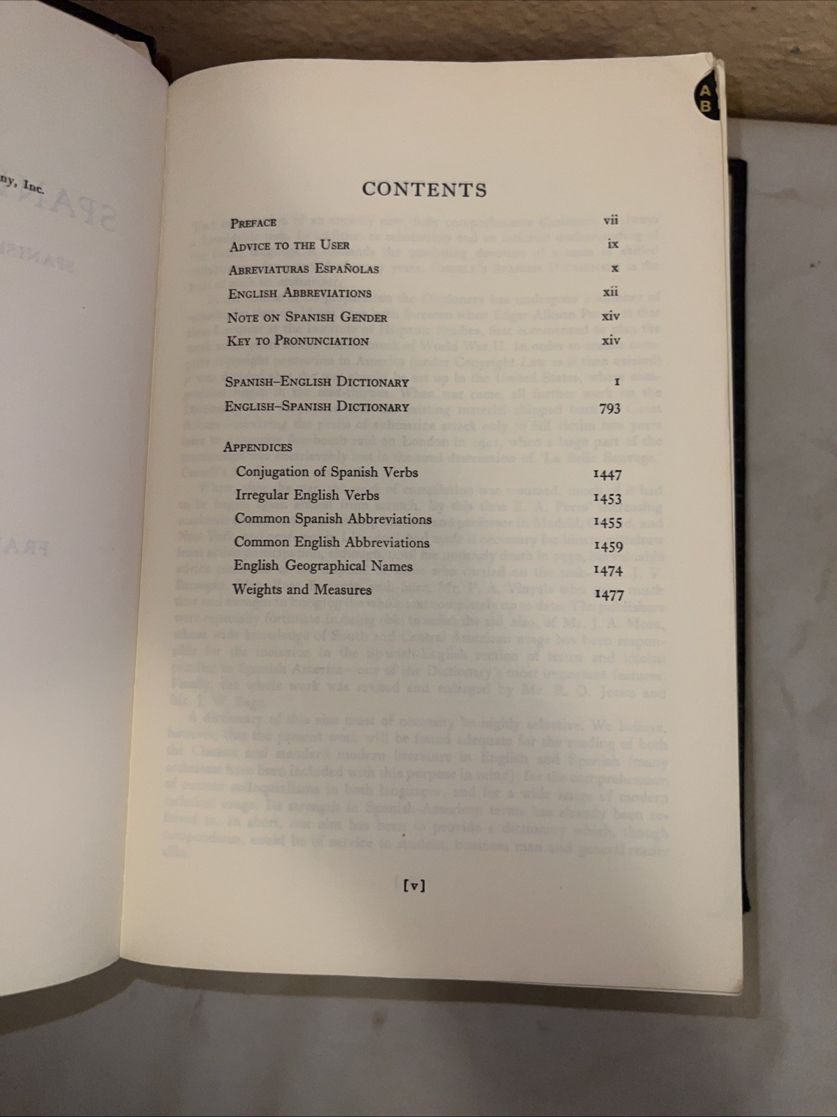 Cassells Spanish-English, English-Spanish Dictionary – Hardcover – 1968 Vintage