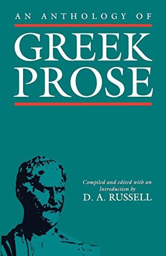 An Anthology of Greek Prose by Russell New 9780198721222 Fast Free Shipping-,
