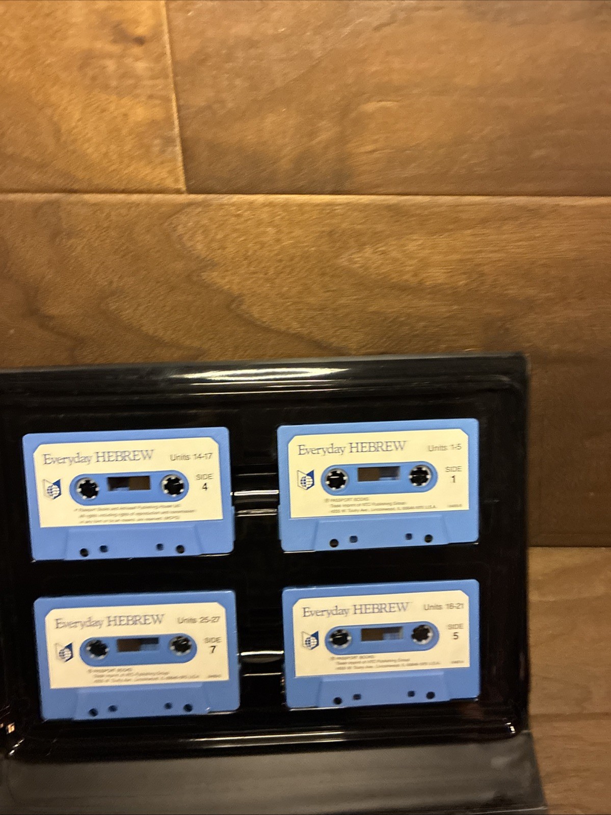Everyday Hebrew Language Program Book 4 Cassette Tapes Eliezer Tirkel