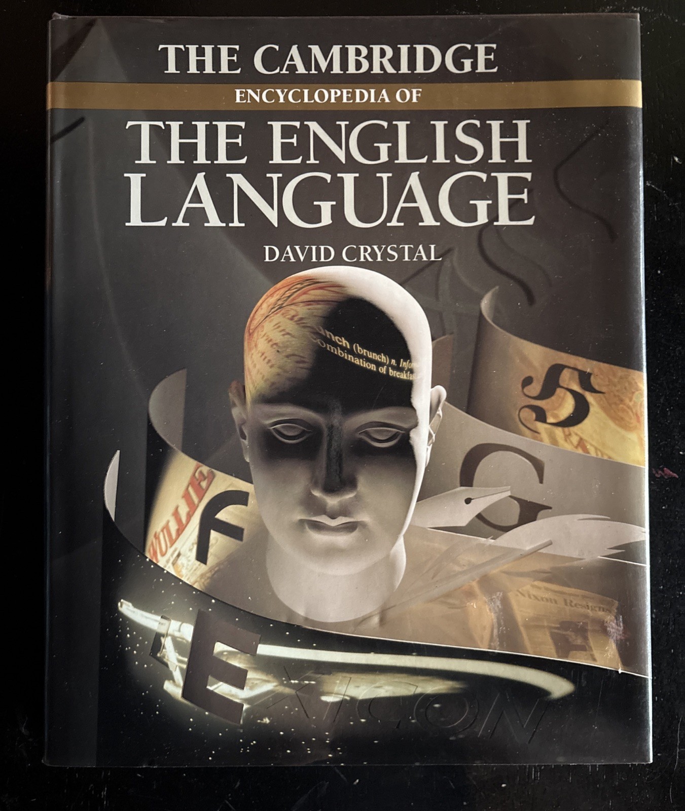 The Cambridge Encyclopedia of the English Language By David Cry Hardcover HCDJ