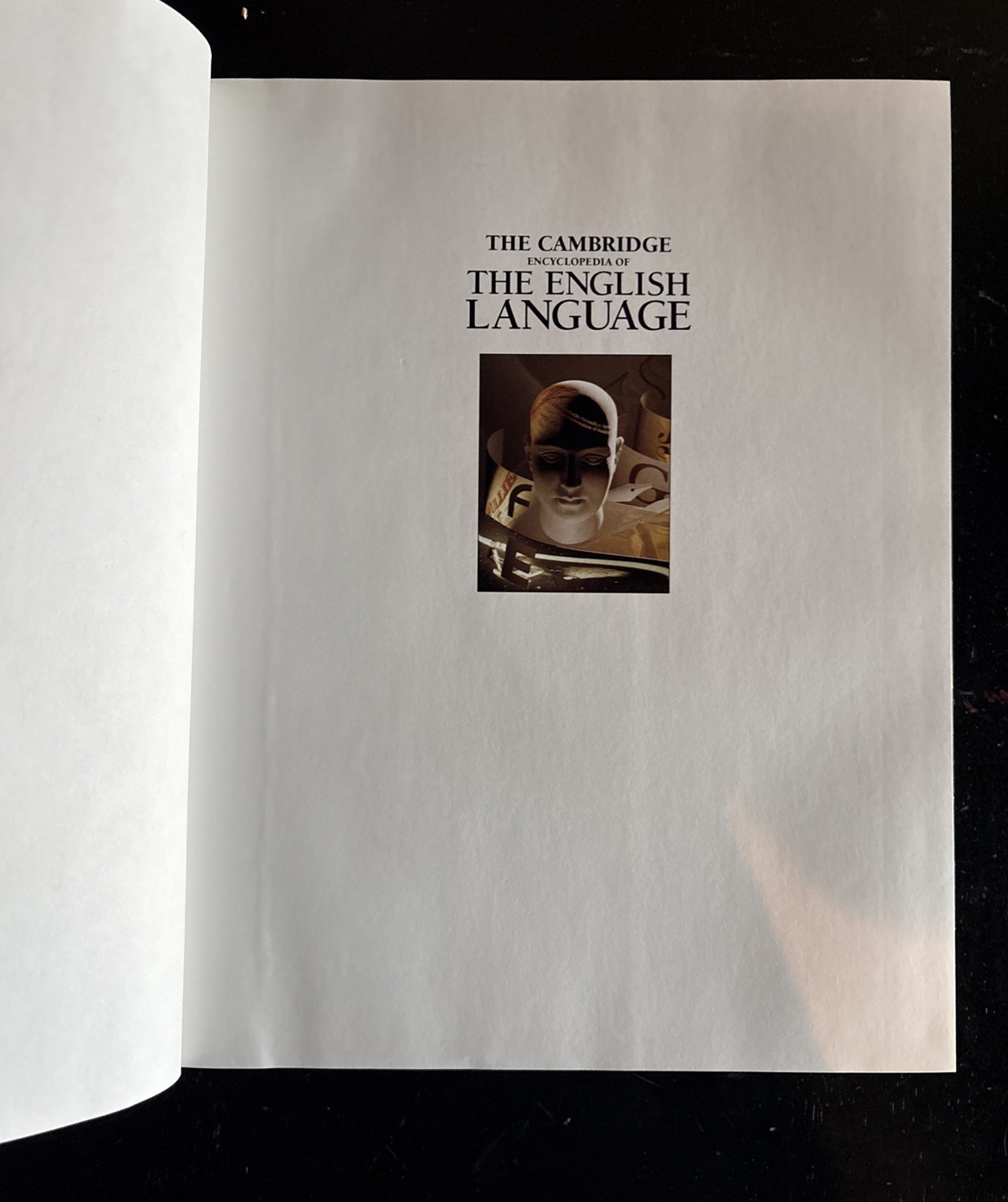 The Cambridge Encyclopedia of the English Language By David Cry Hardcover HCDJ